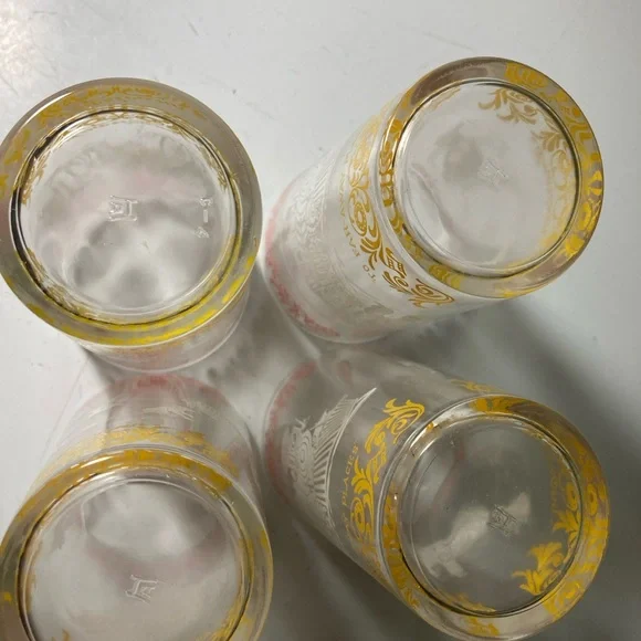 Vintage Pink and Gold Decorative Glass Set - Picture 6 of 6